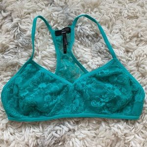 Nollie Teal Lace Bralette